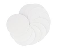 10 Pièces Rond Clair Marchepieds 3.9 Pouces Empêcher le Glissement des Marches de Sol Auto-adhésif Sol Escalier Autocollant Tapis pour Porte de Salle de Bain