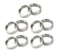 10 Pièces Rondelle en Acier Inoxydable Rondelle Plate Entretoise Accessoires de Remplacement pour Roulement de Diamètre Intérieur de 12mm(3515-0015-0040)