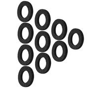 10 Pièces Rondelle en Feutre pour Trompette, Noir | Coton Amortissant, Remplacement Rapide, pour Touches et Boutons de Valve, Maintenance et Répétition
