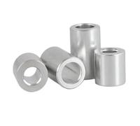 10 pièces Rondelles plates en aluminium M3 M4 M5 M6 M8 * 2 mm à 50 mm Bague en aluminium Joint traversant Entretoises Entretoises non filetées(M8 10pcs OD12mm,50mm L)