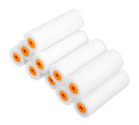 10 Pièces Rouleau à Peinture de Rechange en Éponge 4 Pouces | Housse Lavable et Réutilisable, Application sur Carrelage, Texture Fine, Outil Pratique pour Rénovation Domestique et Projets