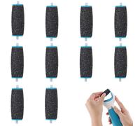 10 Pièces Rouleaux De Remplacement,Rapeuse Pieds Électrique, Pierre Ponce Pied,Rape Pied,Rape Pied Electrique,Râpe Électrique Pied，Pour Scholl Velvet Smooth, Rape Pieds,Pour Pedicure Pied Electrique