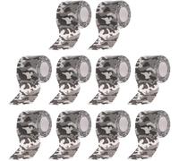 10 Pièces Ruban De Camouflage Auto Adhésifs Bandages Extérieur Tissu Élastique Bande Camo Protecteur Pour Militaire Chasse.[B2452]