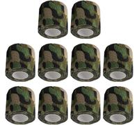 10 Pièces Ruban De Camouflage Auto Adhésifs Bandages Extérieur Tissu Élastique Bande Camo Protecteur Pour Militaire Chasse.[B2453]