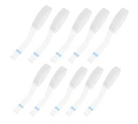10 Pièces Ruban Isolant pour Cils PE Blanc 9m, Séparation Douce | Trous D’aération, Surface Lisse, Paquet Indépendant, Usage Salon et École Beauté, pour Techniciennes