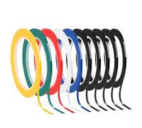 10 Pièces Rubans Adhésifs pour Tableau Blanc, 5 Couleurs Graphique Ruban à Grille Marquage Auto-adhésif, Scotch Couleur pour Bureau, 3 mm x 66 m