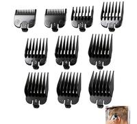 10 Pièces Sabot Tondeuse, Peignes Sabot pour Tondeuse à Cheveux, 1.5-25 mm, Tondeuse de Précision Embouts Différentes Tailles, Accessoires Coiffeurs Usage Domestique, Compatible Wahl Autres Tondeuses