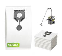 10 Pièces Sac Aspirateur Compatible avec Karcher NT 30/1,NT 40/1,NT 50/1