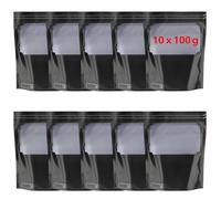 10 Pièces Sac Hermétique Reutilisable,100 g Sachets à Fermeture Éclair Contrôle de l'humidité (58-62%) pour Remèdes à Base de Plantes Grains de Café (20cm*30cm*5cm)
