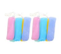 10 Pièces Sachet à Savonnette Exfoliant, PP PE Cordon | Paquet de Rangement pour Savonnette, Séchage Rapide, Protège la Chute, Usage Visage, Format Pratique Couleur Aléatoire