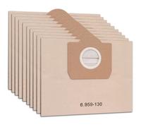 10 pièces Sacs aspirateur pour Karcher 6.959-130.0 (WD 3, WD 3 P et WD 3 Premium) Sacs en Papier Filtre