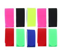 10 Pièces Sangle de Fixation pour Skis Portable, EVA Nylon | Sangle de Snowboard, Protection des Bras, Prise Confortable, Attache à Bande Adhésive, Usage Hiver Couleur Aléatoire