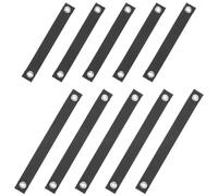 10 Pièces Sangles Anti-basculement Noir, pour Meubles Ancrage Mural | Nylon, Fixation aux Montants, Supports Muraux Solides, pour Commode, Étagère et Bibliothèque