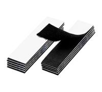 10 Pièces Scratch Autocollant Double Face, Scratch Autocollant 3 x 10cm, Crochet et Boucle Coudre Bandes Les Deux Côtés Inclus, pour Tapis, Coussins de Canapé, Pédalier