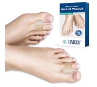 10 Pièces Séparateurs D'orteils, Correcteur d’Orteils Silicone, Ecarteur Orteil, Correcteur Valgus, Séparateur Orteil pour Redresser les Orteils qui se Chevauchent, les Oignons et les Callosités