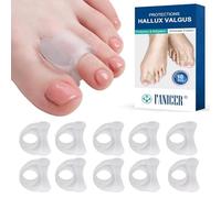 10 Pièces Séparateurs D'orteils, Correcteur d’Orteils Silicone, Ecarteur Orteil, Correcteur Valgus, Séparateur Orteil pour Redresser les Orteils qui se Chevauchent, les Oignons et les Callosités