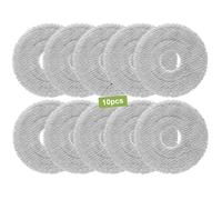10 Pièces Serpillière Accessoires pour Dreame L50s Pro Ultra/L10s Ultra Gen 3/Gen 2/L10s Pro Ultra Heat/X40/L10s/L40/X30/L50 Ultra AE, pour ECOVACS T50 Pro Omni Gen2,pour Roborock QV 35A/Qrevo S5V