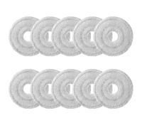 10 Pièces Serpillières Tampon,Chiffons Lingettes Compatibles avec Dreame L10s Ultra/L10s Pro Ultra Heat/L10 Ultra/L10 Prime/L20 Ultra/X40 Ultra Complete,Xiaomi X10+/X20+,Mova E30/E40/P50/V50/Z60 Ultra