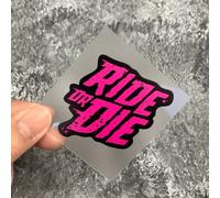 10 pièces/set Autocollants de cadre de vélo "Vivre ou mourir ensemble" Décalcomanies de tube supérieur, convient pour la décoration de cadre de vélo de montagne, vélo, voiture, accessoires de moto 10