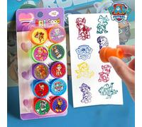 10 pièces Set de tampons Pat'Patrouille pour enfants - Tampons de récompense pour la classe pour les professeurs - Parfait pour les cadeaux de fête d'anniversaire Taille UniqueABS