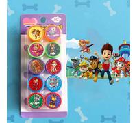 10 pièces/set Tampons de sceau Paw Patrol avec les personnages Chase, Rubble, Skye. Motifs colorés, jouets, cadeaux d'anniversaire (la couleur de l'emballage est aléatoire). Et 10 pièces/set de tampon