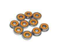 10 Pièces SF695-2RS Roulement À Bride 5x13x4mm | Type à bride hybride à bille en céramique, for utilisation sur imprimante 3D(SFR688C-2OS 8x16x5mm)
