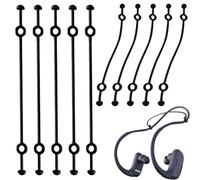 10 Pieces Silicone Anti Slip Strap Open Ear Headphones Retainer Runner | Bone Conduction Headphones Strap Features 10 Pieces Silicone Anti Slip Design To Keep Open Ear Earphones Securely In Place