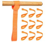 10 Pièces Soft Loops Sangles de Moto, 38 x 438 mm Sangle de Remorquage Vélo, Anneaux d'arrimage Voiture, Boucles Doubles d'arrimage pour Transport Fixation, Voitures Motos ATV(1000 kg)