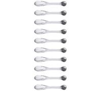 10 Pièces Spatule Faciale Intégrée ABS pour Crème Visage | Outil de Soin Visage, Surveille le Reste, Usage Précis pour Crème Oculaire et Masque Facial
