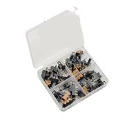 10 pièces SS12F15 interrupteur à bascule 3 broches 1P2T coulissant for bricolage projets de jouets électroniques poignée haute 3-6MM DC 50V 0.5A(1Box)