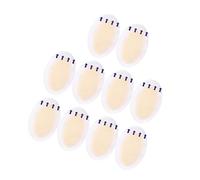 10 Pièces Stickers Talon Gel Coussin Souple Autocollant Absorbant Adhésif Prévention Irritations Usage Quotidien Randonnée Sortie, 37mmx55mm