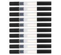 10 Pièces Stylo à Ongles 3ml en Pp Noir, Remplissage Sécurisé | Vernis, Parfum et Peinture, Format Compact, Usage Business Trip, Lot Pratique, Facile à Emporter