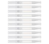 10 Pièces Stylo Vide pour Huile à Ongles 3ml en PP Brosse | Format Compact, Corps Ergonomique à Torsion, pour Parfum et Cuticules, Voyage et Retouches