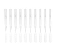 10 Pièces Stylo Vide Transparent 3ml en PP pour Vernis à Ongles | Pointe Pinceau et Corps Ergonomique, Rechargeable, Rangement Compact, Usage Maison pour Liquides