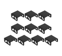 10 Pièces Support de Fixation Noir à Quatre Attaches | Acier Robuste, Conception Parallèle, Montage sur Emplacement Pci, Refroidissement GPU, Composants Informatiques, Installation