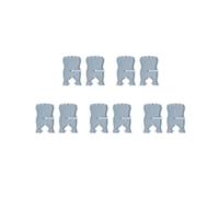 10 PièCes Support de Livre Moule en Silicone Sculpté Eid RéSine Coran Pliant Support de Livre de PrièRe Musulman Organisateur de Livre ÉTagèRe