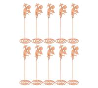 10 pièces support de pince de carte de Table Stable antidérapant support de numéro de Table en métal Durable pour exposition de banquet de mariage pince en fer antirouille 13x4 cm