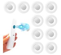 10 Pièces Support De TÉLÉCommande MagnÉTique AmÉLiorÉ, Support De TÉLÉCommande Auto-AdhÉSif À Double Aimant, sans Perçage, Universel pour TÉLÉCommande TV/Climatiseur/Ventilateur (Noir)