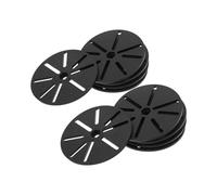 10 Pièces Support Rond pour Appareil Photo, Base Plastique Noire