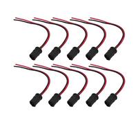 10 Pièces T10 W5W LED Support de Douille Ampoule Extension Douille Lampe Porte-ampoule pour Voiture Moto