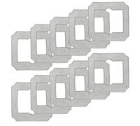 10 Pièces Tampons De Nettoyage, Compatibles For Ecovacs, Compatibles For WINBOT, MINI Pièces De Rechange W-CC02-0012 Aspirateur De Fenêtre Nettoyage Chiffon De Vadrouille Remplacer