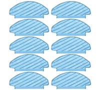 (10 pièces) Tampons de nettoyage pour aspirateur ECOVACS DEEBOT OZMO N8, N8 Pro+, T8, T8 AIVI, Chiffons de nettoyage