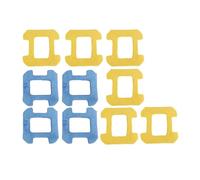 10 Pièces Tampons De Vadrouille À Frotter, Compatibles For Hobot, 298 Accessoires De Robot De Nettoyage De Vitres Chiffon Matériau En Microfibre Nettoyage Humide À Sec, N'endommage Pas Le Verre