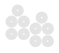 10 Pièces Tapis de Déshydratation Rond en Silicone Blanc, Surface | Viande Séchée et Légumes, Retrait Facile des Aliments Secs, Usage la Cuisine, Lot pour Déshydrateurs
