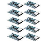 10 Pieces TC4056 USB-C Charger Module 5V 1A for Li-Ion Battery 18650 Charger LiPo Module with Type-C Interface with Dual Protection with Light Status