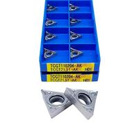 10 pièces TCGT090202 TCGT110202 TCGT16T302 AK H01 outil de tournage interne Inserts en aluminium for CNC insertion de tournage coupe cuivre aluminium(TCGT16T302 AK H01)