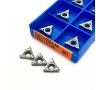 10 Pièces TCGT110202 TCGT110204 TCGT110208-AK H01 Insert En Aluminium Outil De Tournage Interne Insert De Tournage De Tour Plaquettes de Carbure CNC(TCGT110204-AK H01)