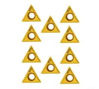 10 pièces TCMT16T304-HMP indexables pour plaquettes de tournage CNC, fraise en carbure pour acier, acier inoxydable et fonte, compatible avec TCMT32.51-HMP, P/M/K G