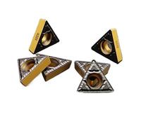 10 pièces TCMT16T304 TCMT16T308 TCMT090204 DS4225 Inserts de tournage en carbure for outils de tour CNC en acier inoxydable TCMT 16T304 16T308 090204(TCMT090204 DS4225)