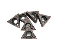 10 pièces TCMT16T304 UE6020 plaquettes carbure outil de tour TCMT110204 outil de tournage externe outil CNC TCMT16T308 plaquette de tournage en alliage dur(TCMT16T304 VP15TF)